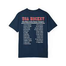 USA Hockey 2026 Jack Hughes Tee Navy/White