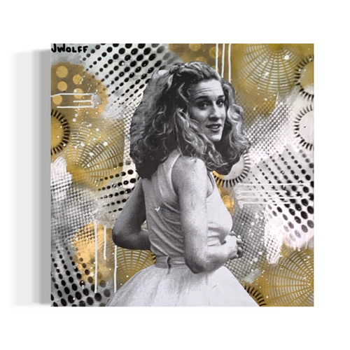 Sarah Jessica Parker Mixed Media Resin