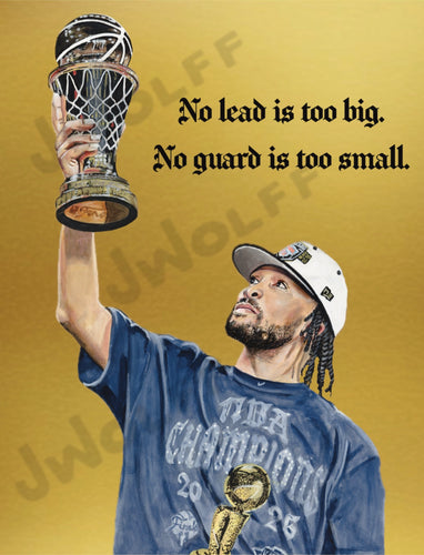 Limited Edition Jalen Brunson MVP Fine Art Print