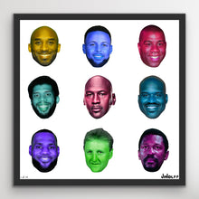 NBA GOATs Print